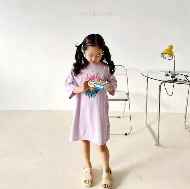 Paul & Nina - Korean Children Fashion - #kidsstore - Flower One-piece