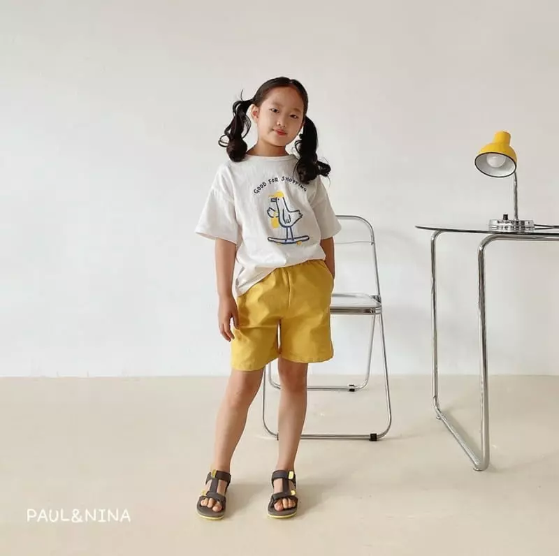 Paul & Nina - Korean Children Fashion - #kidzfashiontrend - 22 Cheese Half Cotton Pants - 3