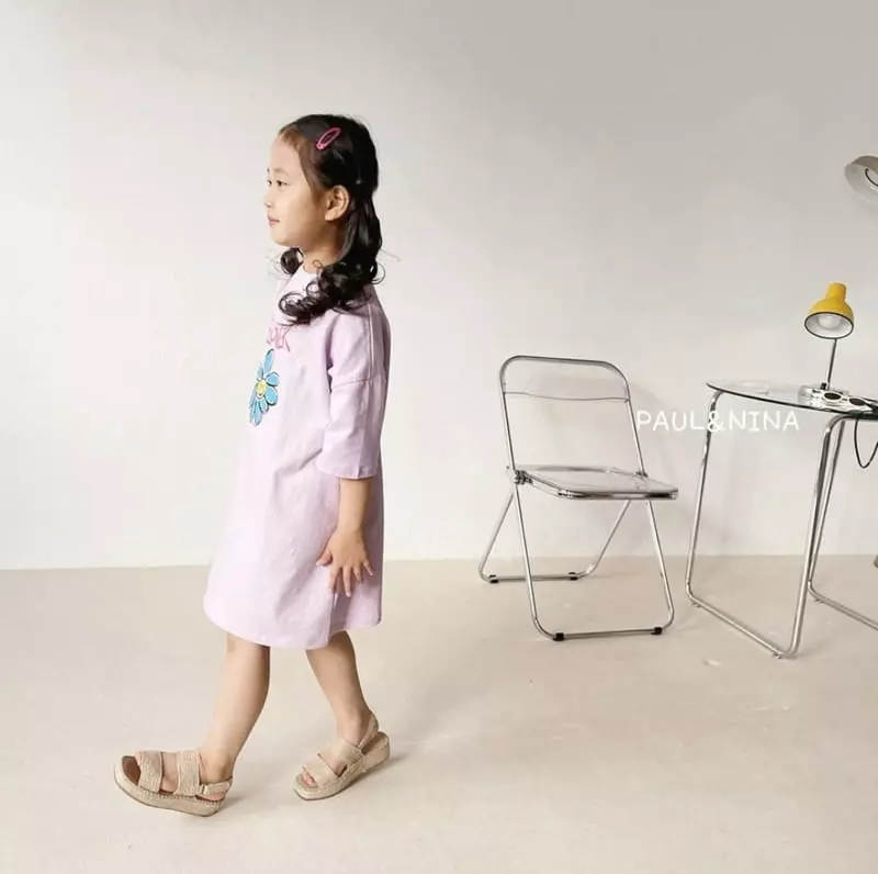Paul & Nina - Korean Children Fashion - #Kfashion4kids - Flower One-piece - 4