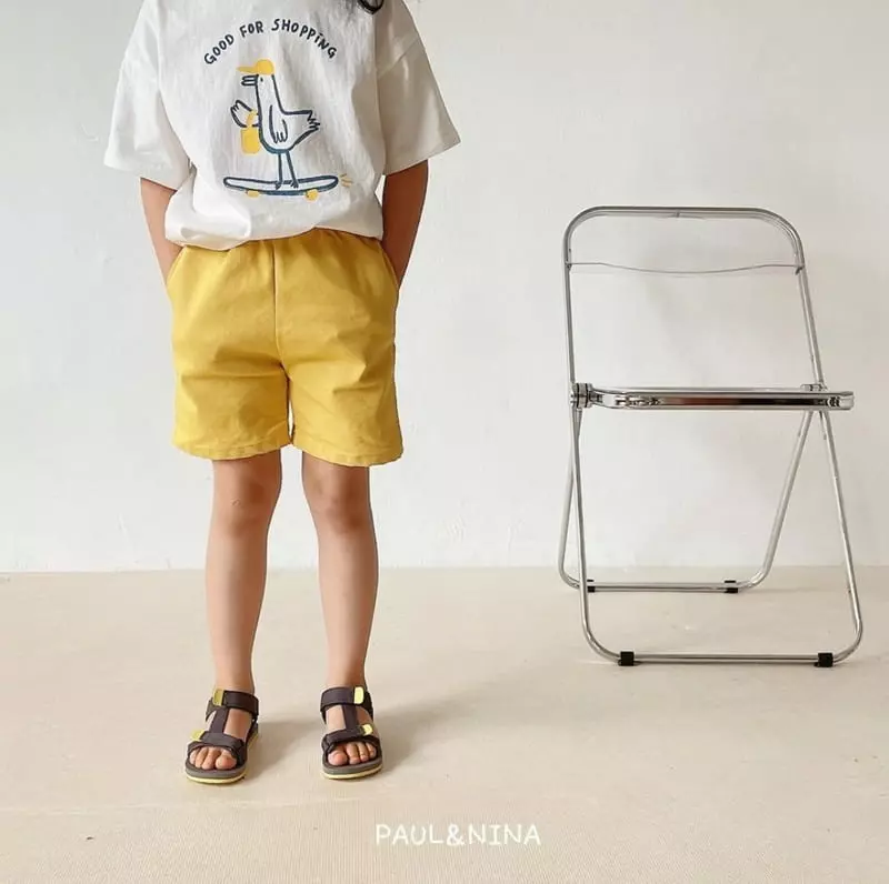 Paul & Nina - Korean Children Fashion - #magicofchildhood - 22 Cheese Half Cotton Pants - 6