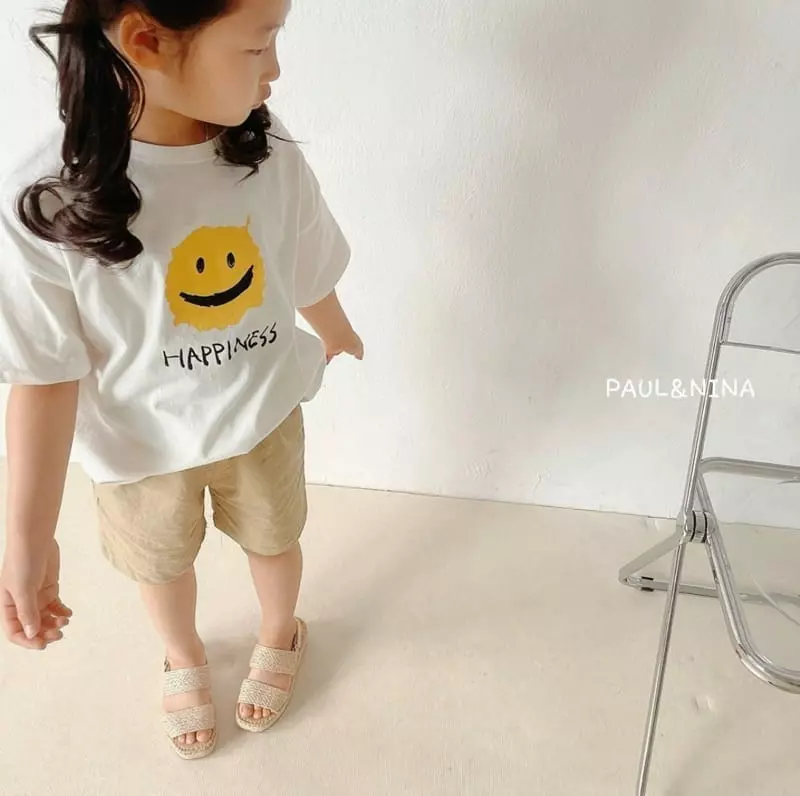 Paul & Nina - Korean Children Fashion - #magicofchildhood - Bbang Happiness Tee - 4