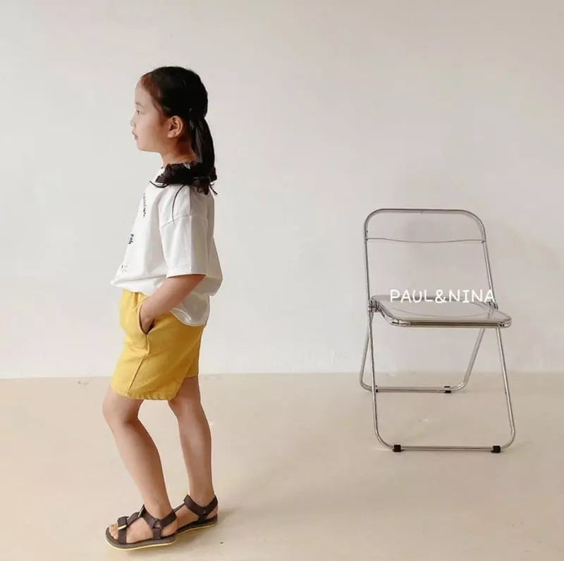 Paul & Nina - Korean Children Fashion - #minifashionista - 22 Cheese Half Cotton Pants - 7