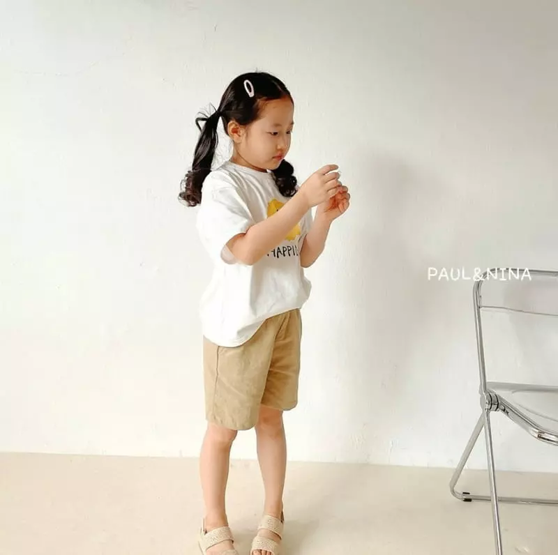 Paul & Nina - Korean Children Fashion - #todddlerfashion - Bbang Happiness Tee - 6