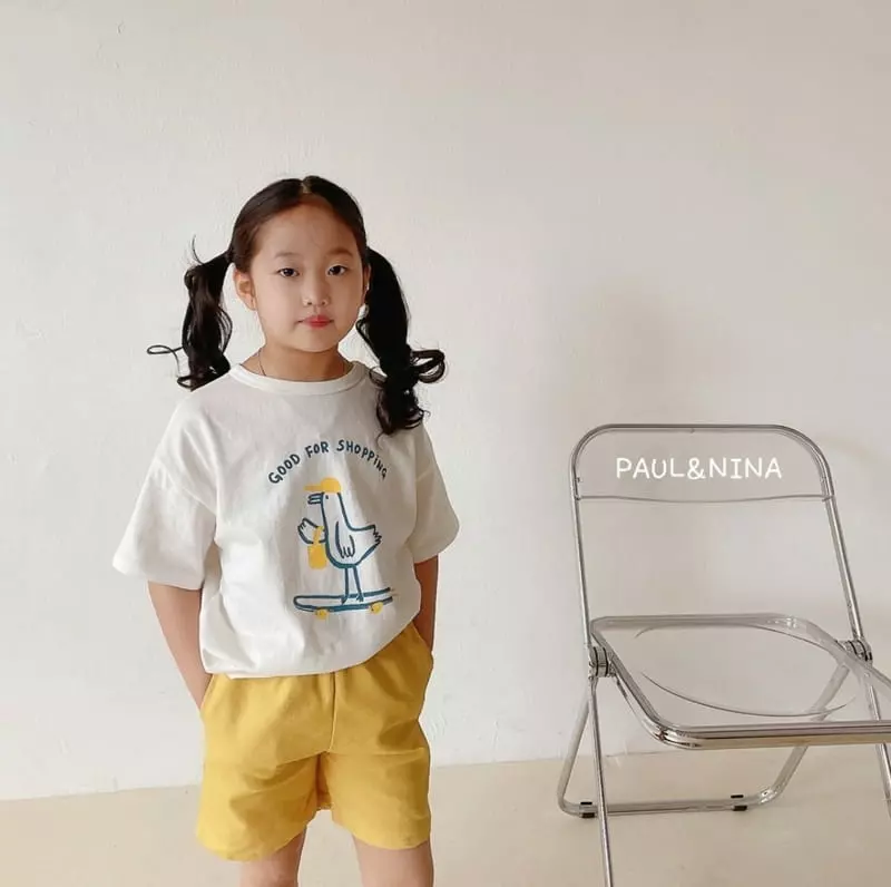 Paul & Nina - Korean Children Fashion - #toddlerclothing - Shopping Duck Tee - 6