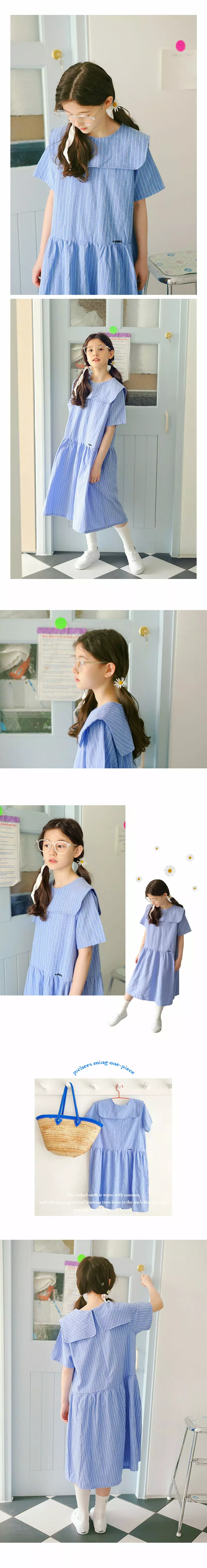 Peach-Cream - Korean Children Fashion - #Kfashion4kids - Roing One-piece - 2