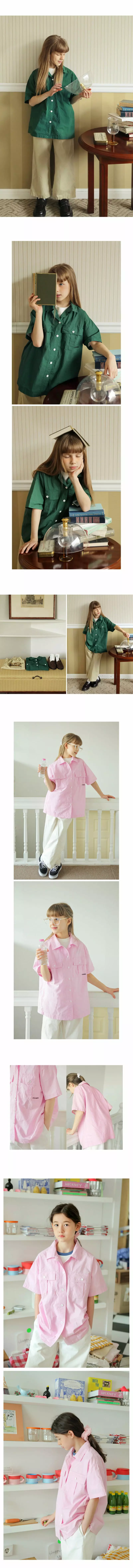 Peach-Cream - Korean Children Fashion - #littlefashionista - Cozy Shirt - 2
