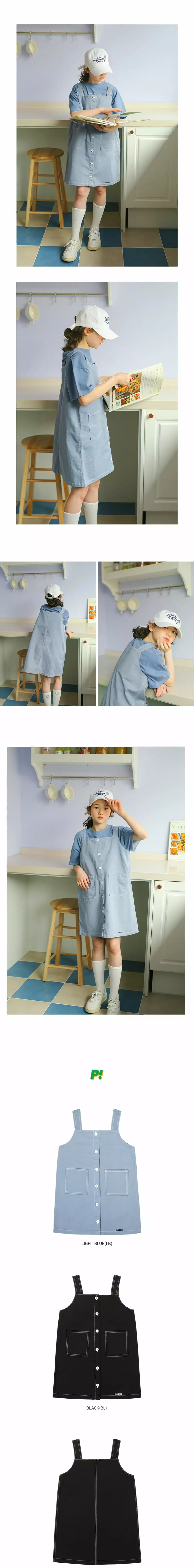 Peach-Cream - Korean Junior Fashion - #childofig - Lohne One-piece - 3
