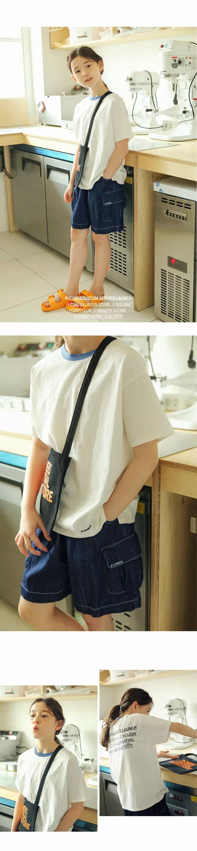 Peach-Cream - Korean Junior Fashion - #littlefashionista - Cubi Tee - 3