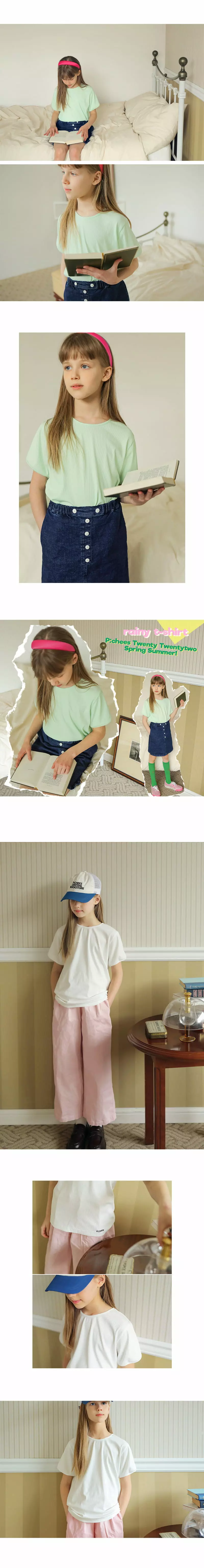 Peach-Cream - Korean Junior Fashion - #littlefashionista - Laini Tee - 2