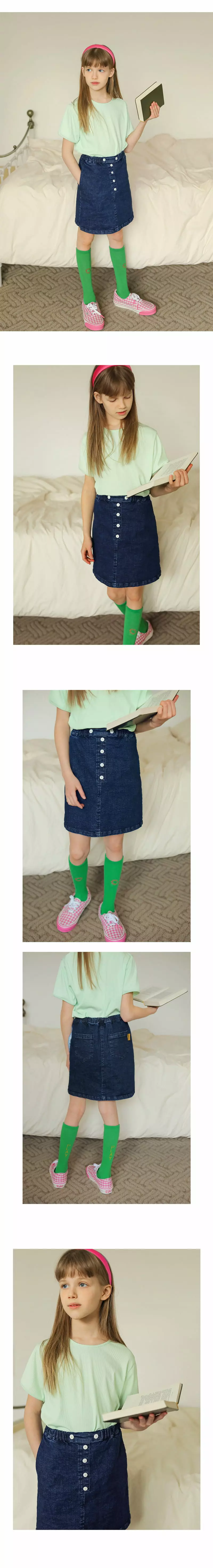 Peach-Cream - Korean Junior Fashion - #minifashionista - Lusia Skirt - 3