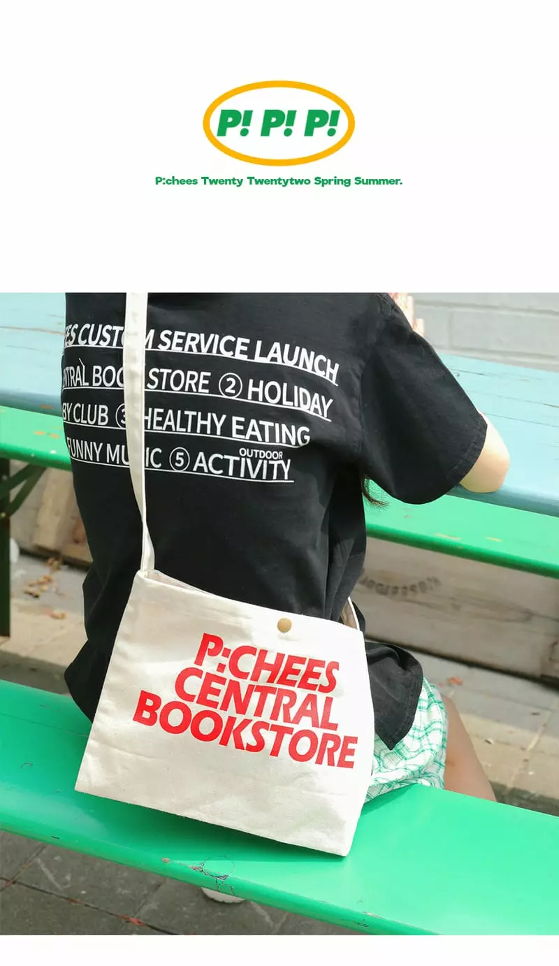 Peach-Cream - Korean Junior Fashion - #minifashionista - Sent Eco Bag