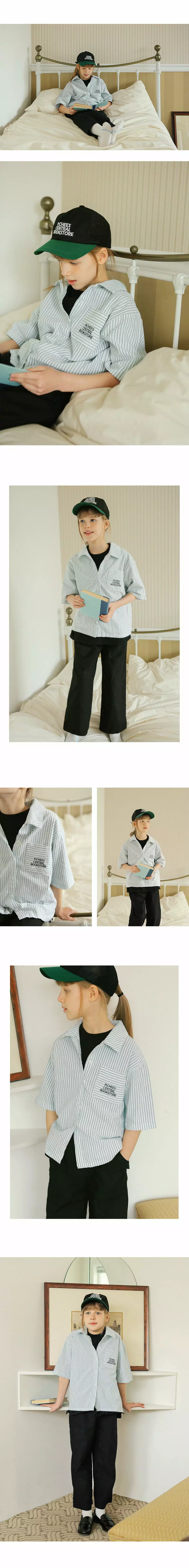 Peach-Cream - Korean Junior Fashion - #todddlerfashion - Veneon Shirts - 3