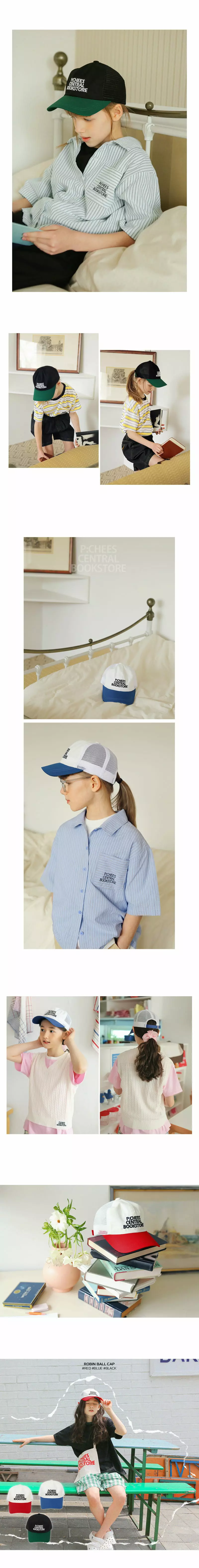 Peach-Cream - Korean Junior Fashion - #todddlerfashion - Robin Ball Cap - 2