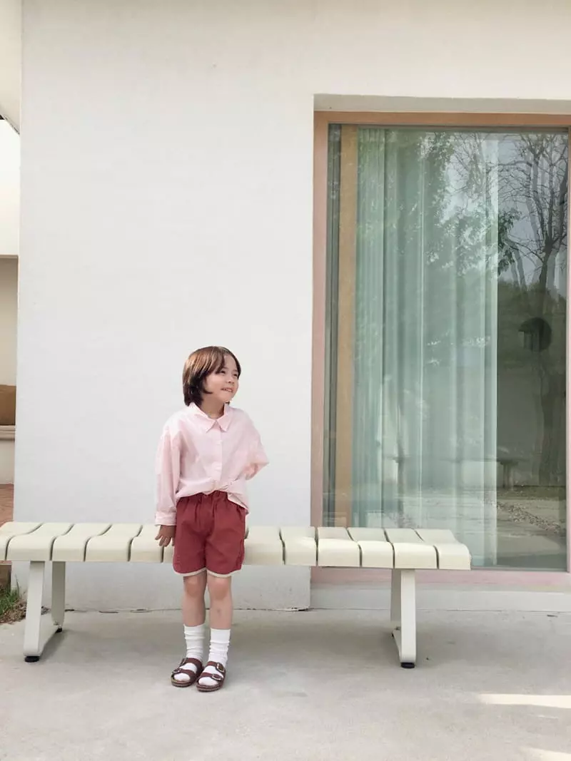 Peanut - Korean Children Fashion - #magicofchildhood - Natural Farm Shorts