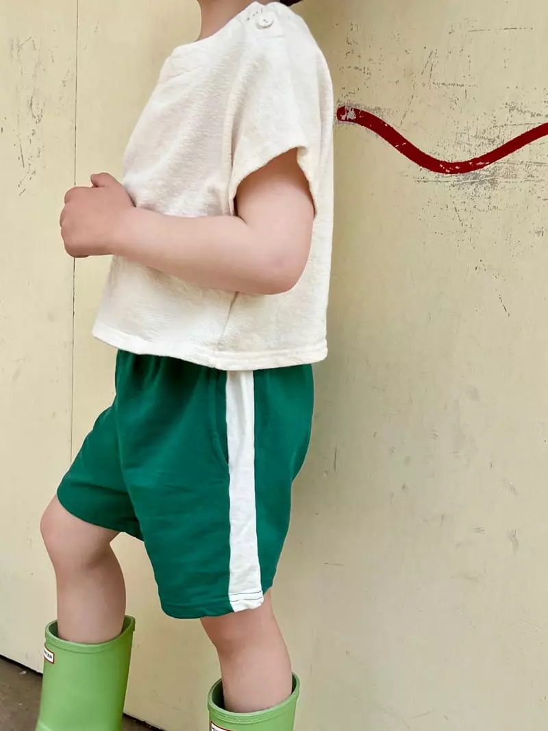 Peanut - Korean Children Fashion - #magicofchildhood - Poshong Crop Tee - 6