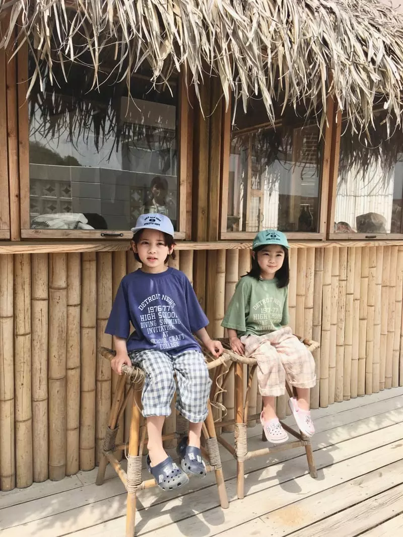 Peanut - Korean Children Fashion - #magicofchildhood - Mar Check Pants - 4