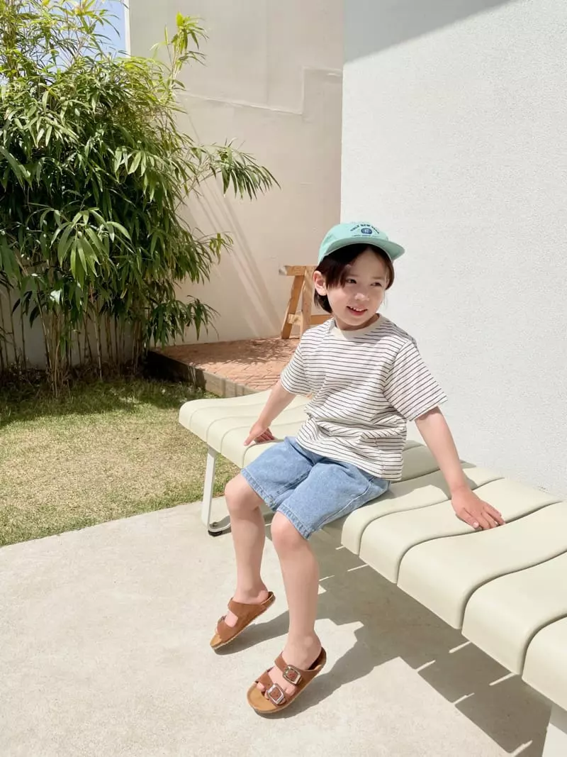 Peanut - Korean Children Fashion - #minifashionista - Royal Stripes Tee - 2