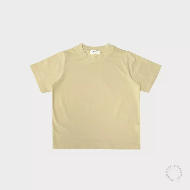 Peanut - Korean Children Fashion - #prettylittlegirls - Plain Tee - 2