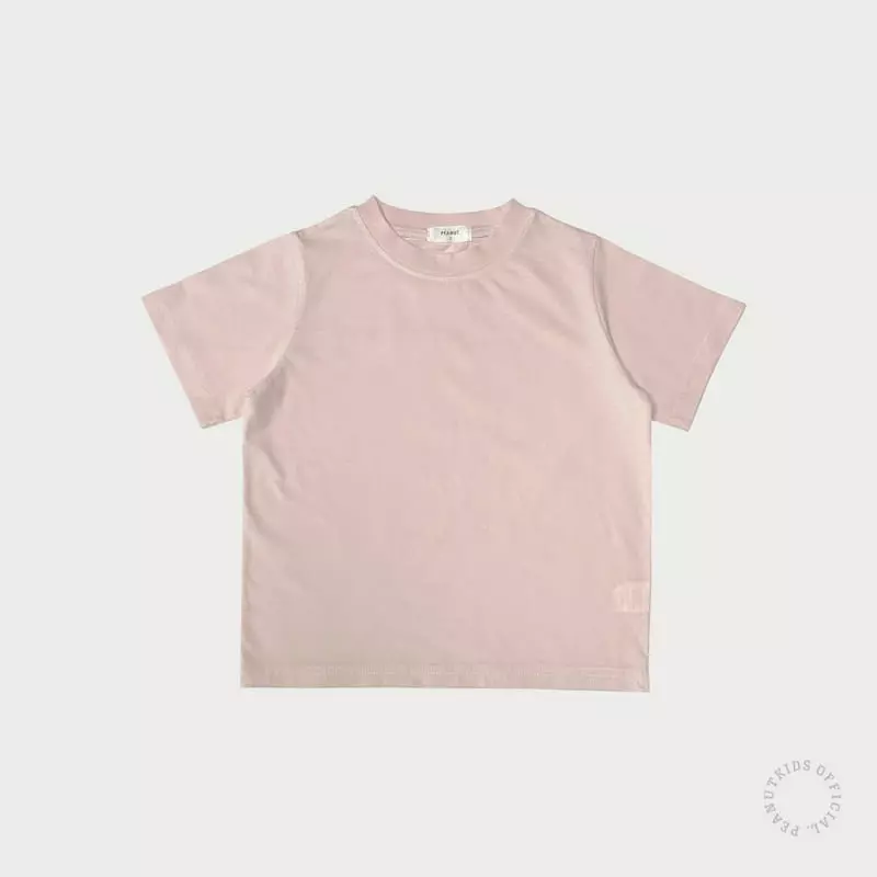 Peanut - Korean Children Fashion - #stylishchildhood - Plain Tee - 5