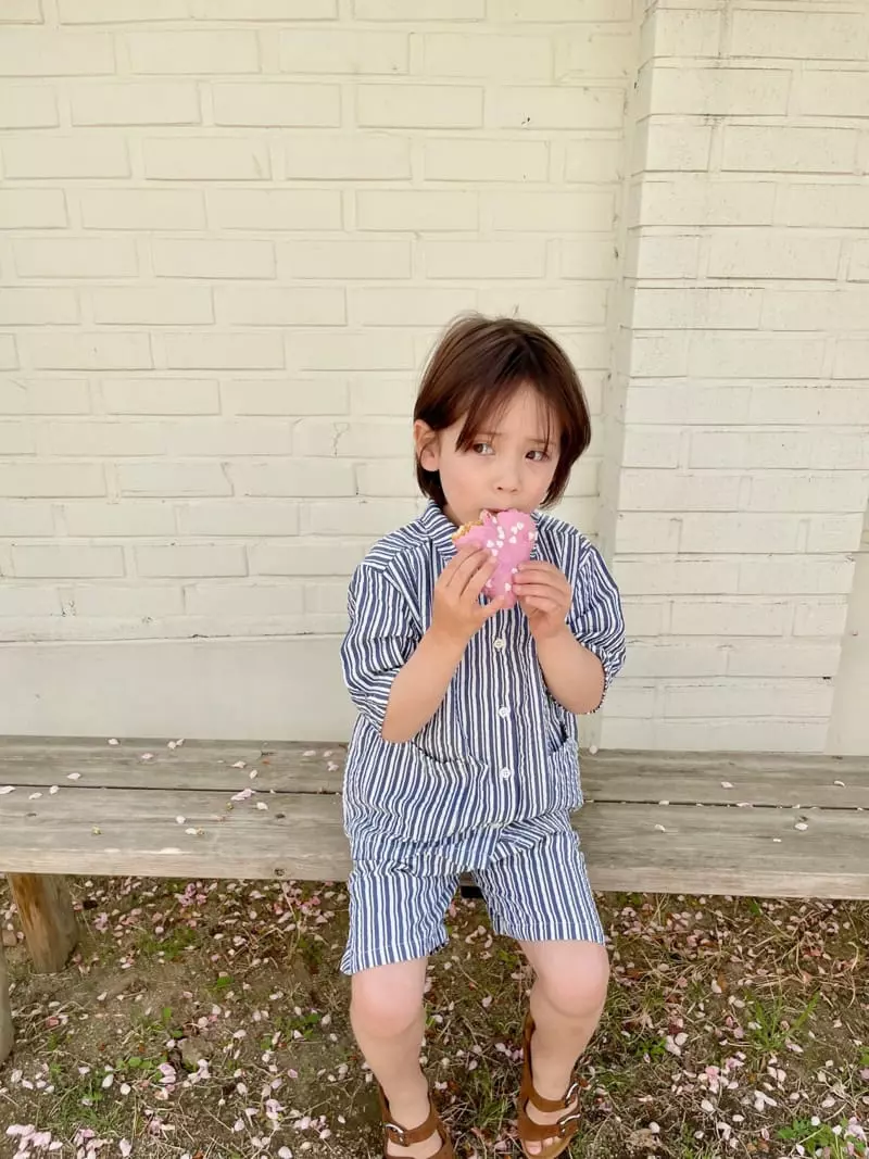 Peanut - Korean Children Fashion - #todddlerfashion - Moden Top Bottom Set - 6