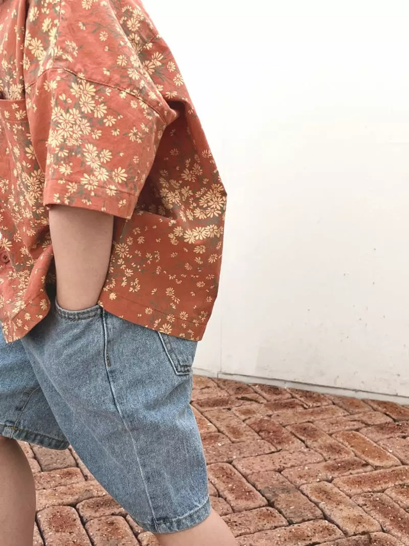 Peanut - Korean Children Fashion - #toddlerclothing - Flower Shirt - 8