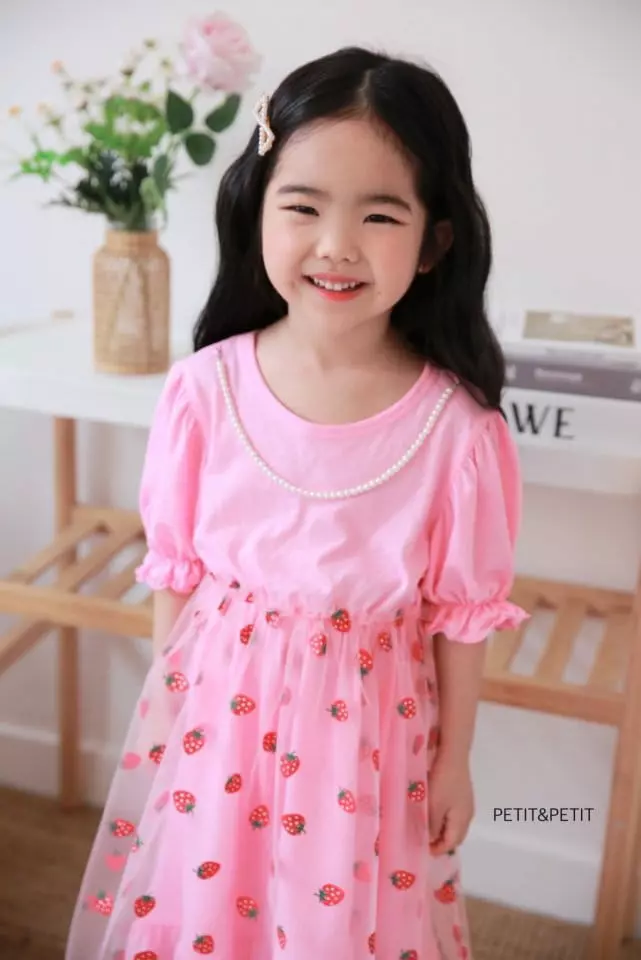 Petit & Petit - Korean Children Fashion - #childrensboutique - Pearl Sha One-piece - 2
