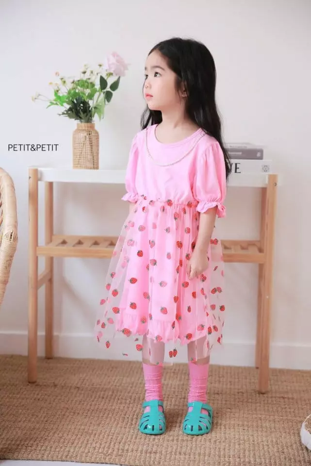 Petit & Petit - Korean Children Fashion - #designkidswear - Pearl Sha One-piece - 3