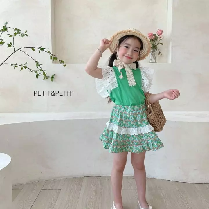 Petit & Petit - Korean Children Fashion - #designkidswear - Nana Lace Tee - 3
