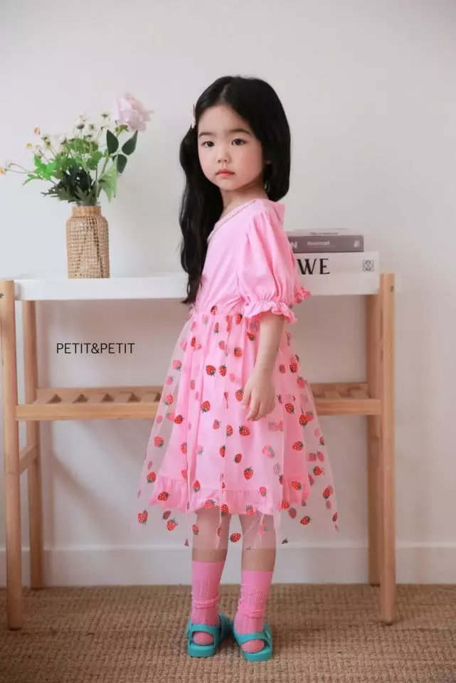 Petit & Petit - Korean Children Fashion - #designkidswear - Pearl Sha One-piece - 4