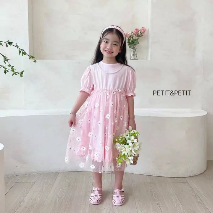 Petit & Petit - Korean Children Fashion - #fashionkids - Pearl Sha One-piece - 5
