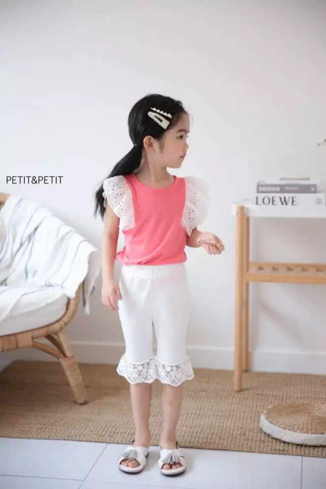 Petit & Petit - Korean Children Fashion - #kidsshorts - Nana Lace Tee - 6