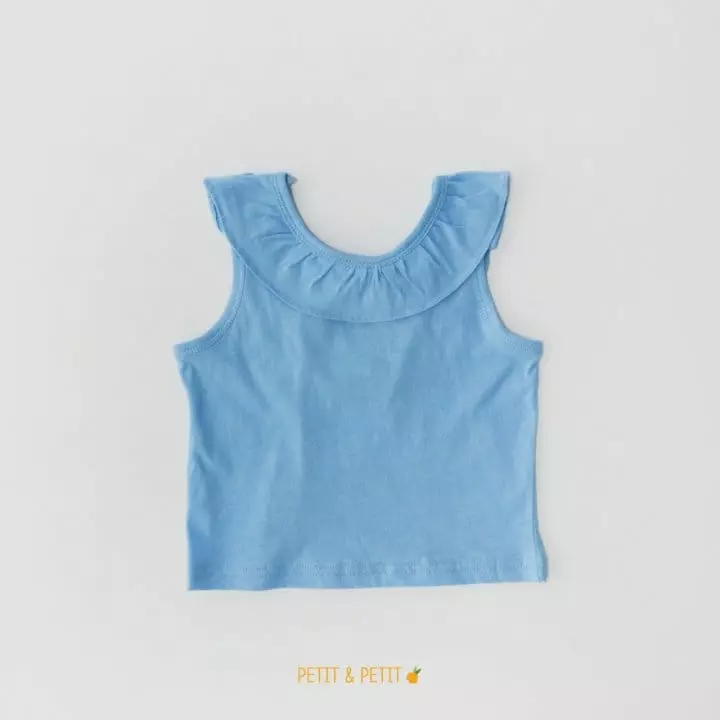 Petit & Petit - Korean Children Fashion - #kidsshorts - Petie Frill Sleeveless - 3