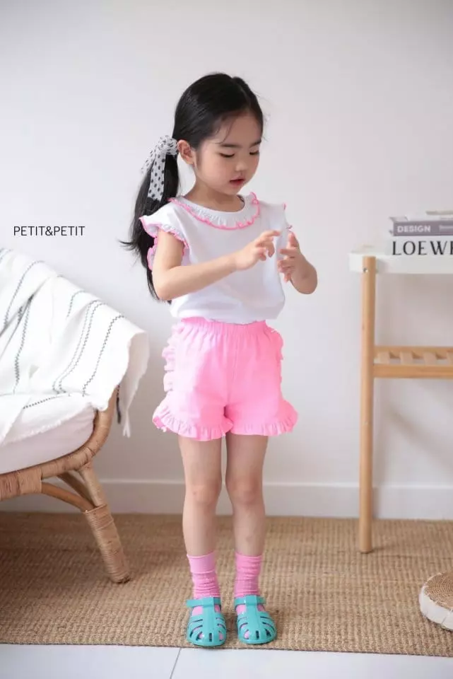 Petit & Petit - Korean Children Fashion - #kidsshorts - Anne Frill Tee - 2