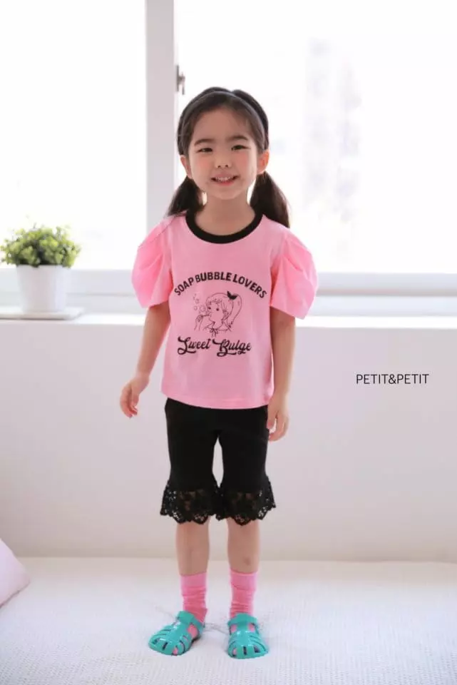 Petit & Petit - Korean Children Fashion - #kidsstore - Bubble Girl Tee - 5