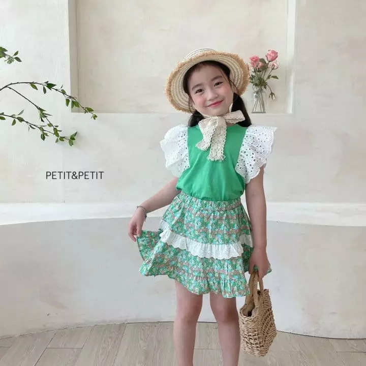 Petit & Petit - Korean Children Fashion - #magicofchildhood - Flower Skirt - 5