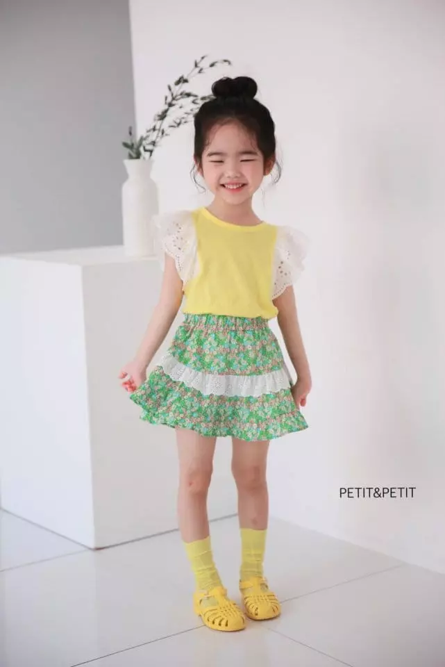 Petit & Petit - Korean Children Fashion - #minifashionista - Flower Skirt - 6