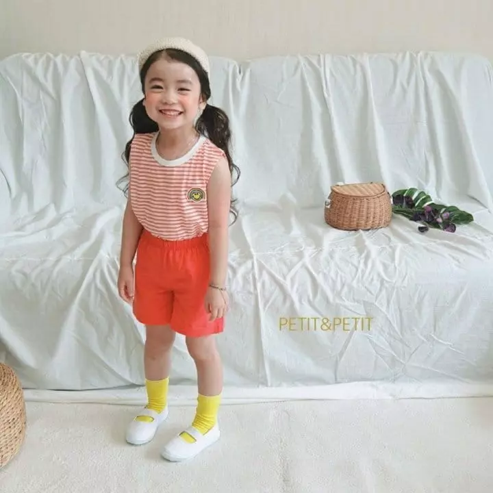 Petit & Petit - Korean Children Fashion - #prettylittlegirls - Stripes Top Bottom Set - 2