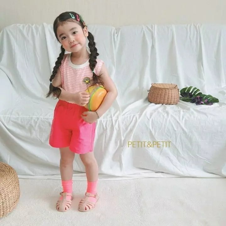 Petit & Petit - Korean Children Fashion - #stylishchildhood - Stripes Top Bottom Set - 5