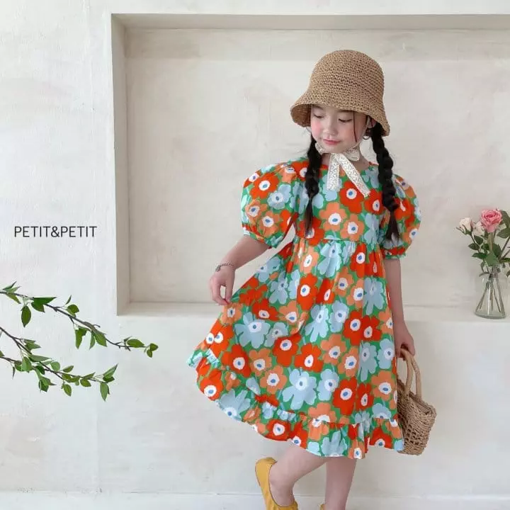 Petit & Petit - Korean Children Fashion - #toddlerclothing - Lala Slit One-piece