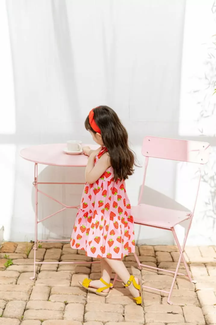Pink Berry - Korean Children Fashion - #childofig - Strawberry One-piece - 10