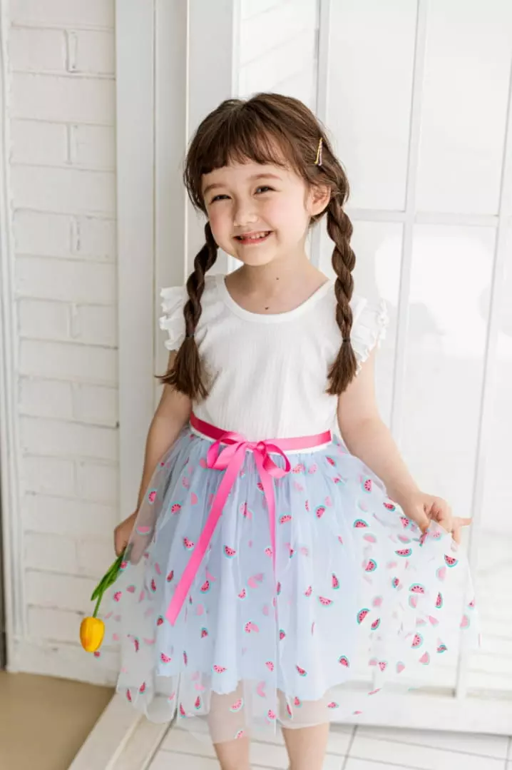 Pink Berry - Korean Children Fashion - #childrensboutique - Watermelon One-piece - 12