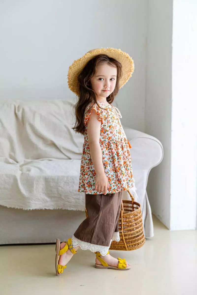 Pink Berry - Korean Children Fashion - #discoveringself - Floral Blouse