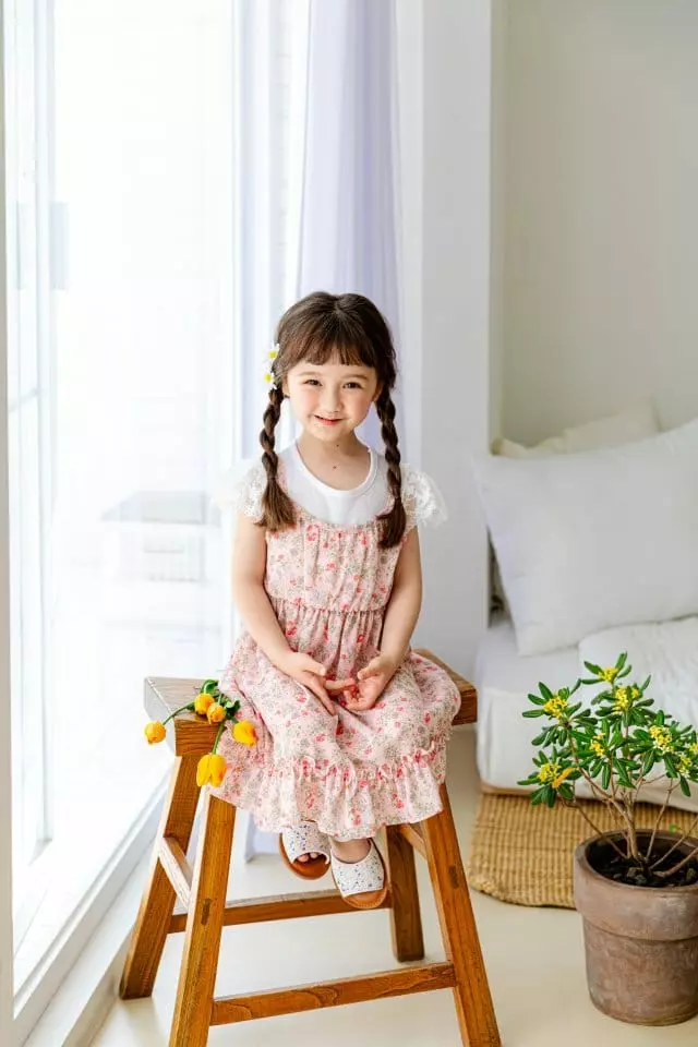 Pink Berry - Korean Children Fashion - #kidsshorts - Somi One-piece