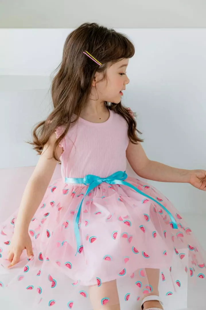 Pink Berry - Korean Children Fashion - #kidsstore - Watermelon One-piece