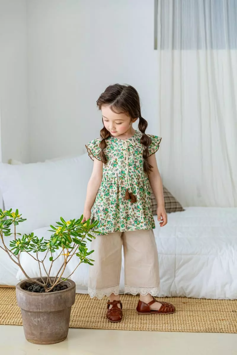 Pink Berry - Korean Children Fashion - #kidzfashiontrend - Floral Blouse - 5