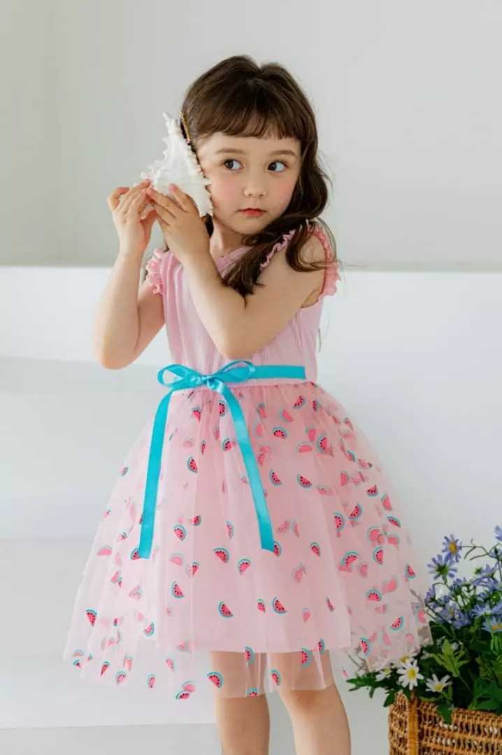 Pink Berry - Korean Children Fashion - #kidzfashiontrend - Watermelon One-piece - 2