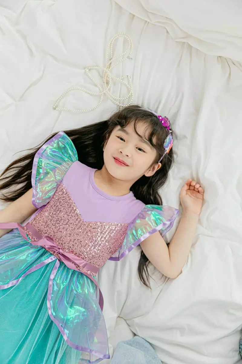 Pink Berry - Korean Children Fashion - #littlefashionista - The Little Mermaid One-piece - 2