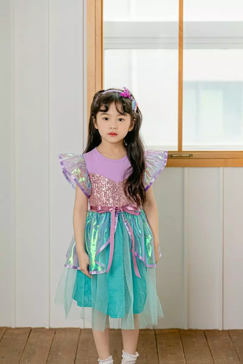 Pink Berry - Korean Children Fashion - #magicofchildhood - The Little Mermaid One-piece - 4