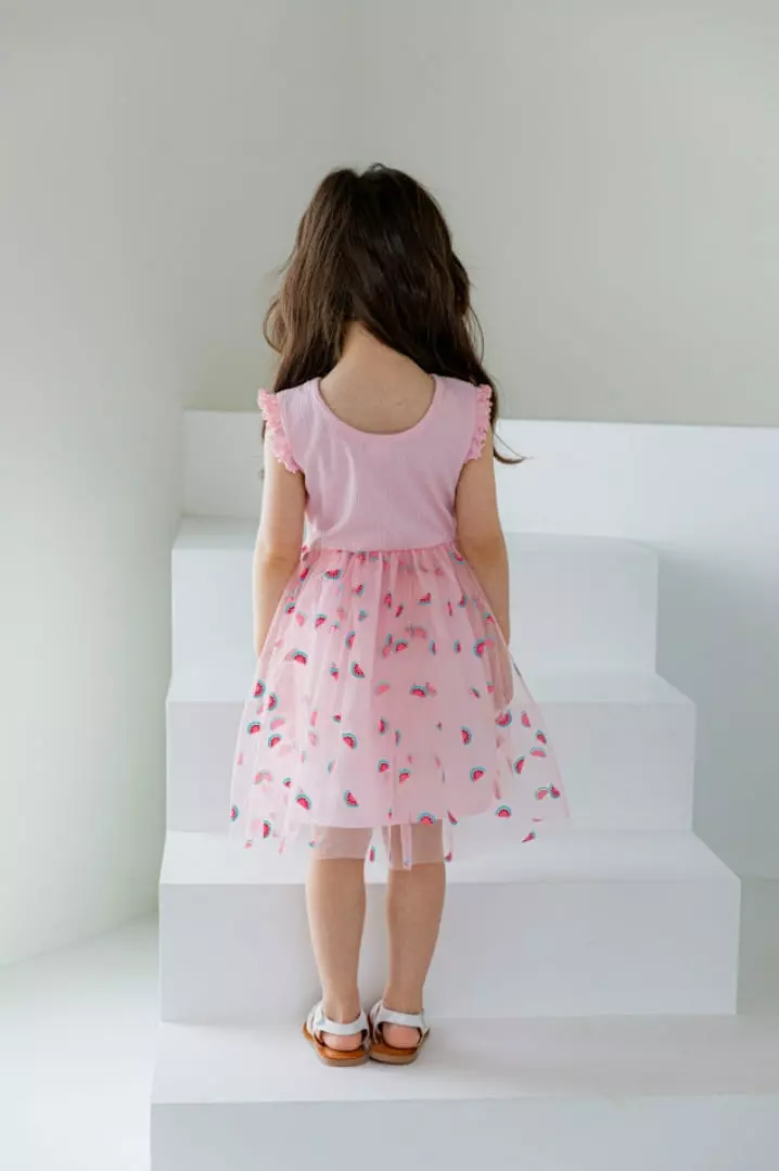 Pink Berry - Korean Children Fashion - #prettylittlegirls - Watermelon One-piece - 7