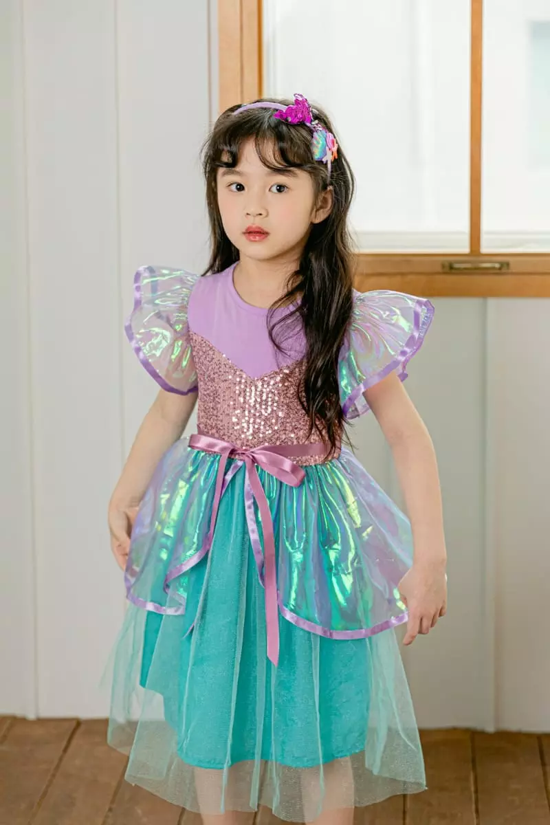 Pink Berry - Korean Children Fashion - #prettylittlegirls - The Little Mermaid One-piece - 5